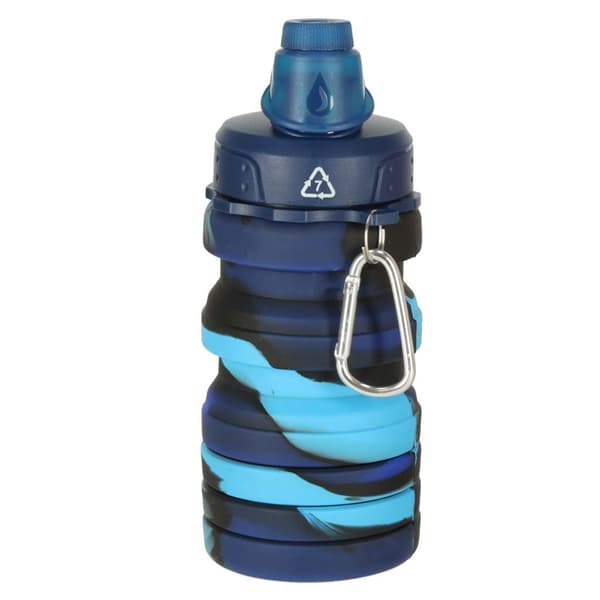 Vattenflaska Hopfällbar - 500 ml Blue