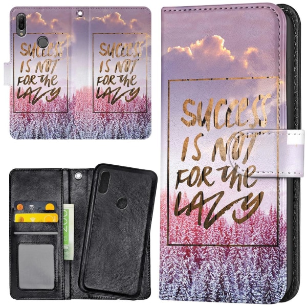 Huawei Y6 (2019) - Mobilcover/Etui Cover Success Not Lazy