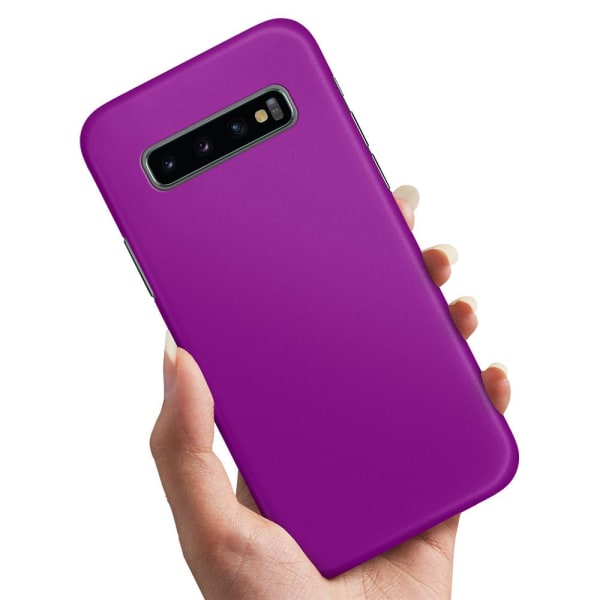 Samsung Galaxy S10 Plus - Cover/Mobilcover Lilla Purple