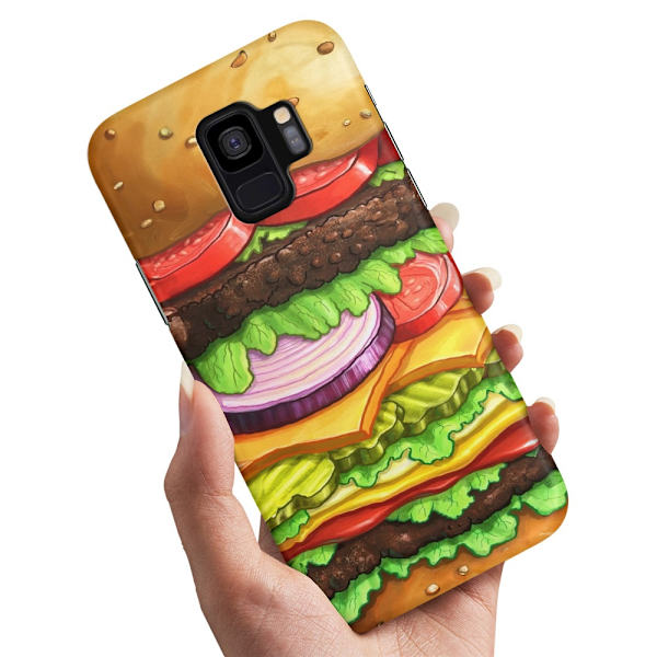 Deksel / Mobildeksel til Samsung Galaxy S9 Plus - Hamburger