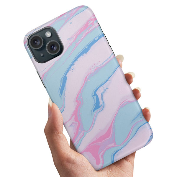 Deksel / Mobildeksel til iPhone 15 - Marmor