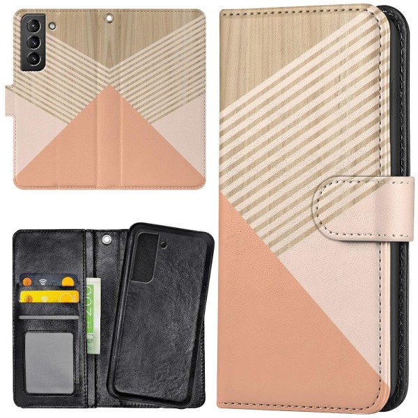 Samsung Galaxy S21 - Mobilcover/Etui Cover Trækunst Multicolor