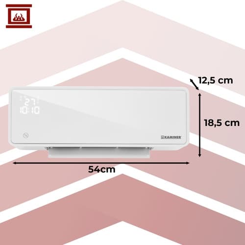Fläktkonvektor / Vägghängt Element - 2000W White