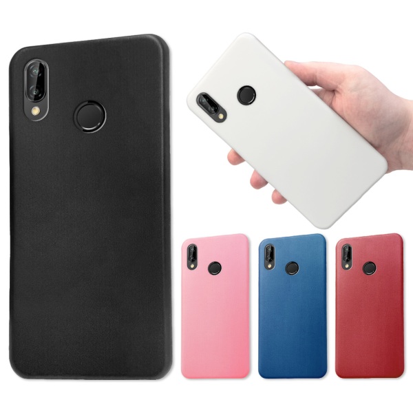 Huawei P20 Lite - Cover/Mobilcover - Vælg farve Beige
