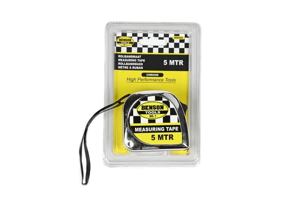 Måttband krom 5 m x 19 mm