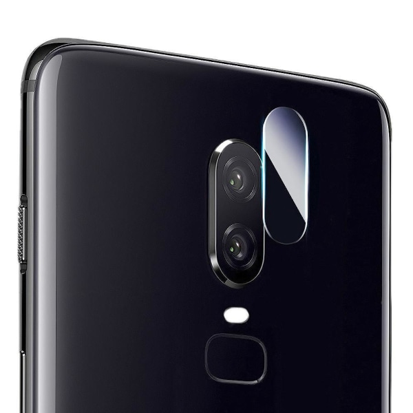 2 kpl OnePlus 6/6T - Näytönsuoja Kamera - Karkaistua Lasia Transparent