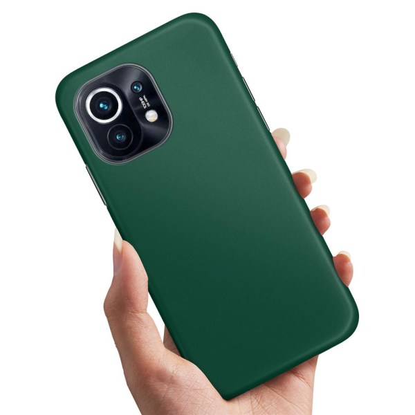 Xiaomi Mi 11 - Cover/Mobilcover Mørkgrøn Dark green