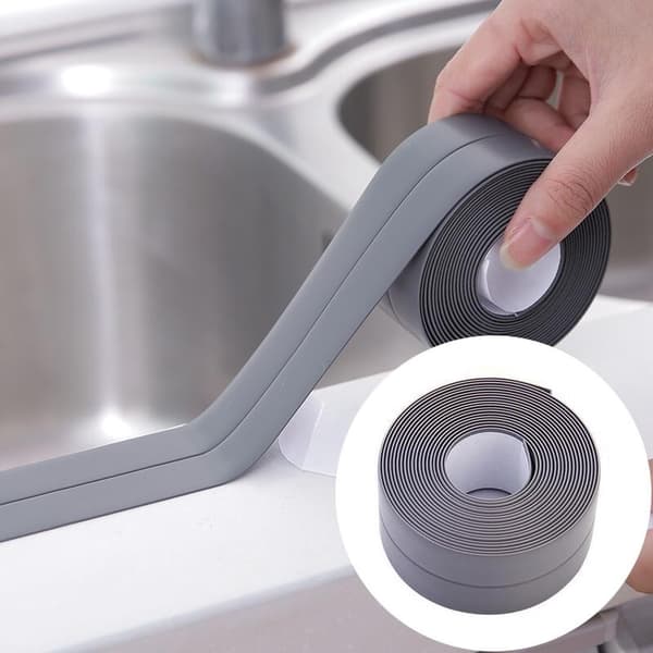 Tætningstape til Køkken & Badeværelse / Tape (22mm x 3,2m) – Grå Grey