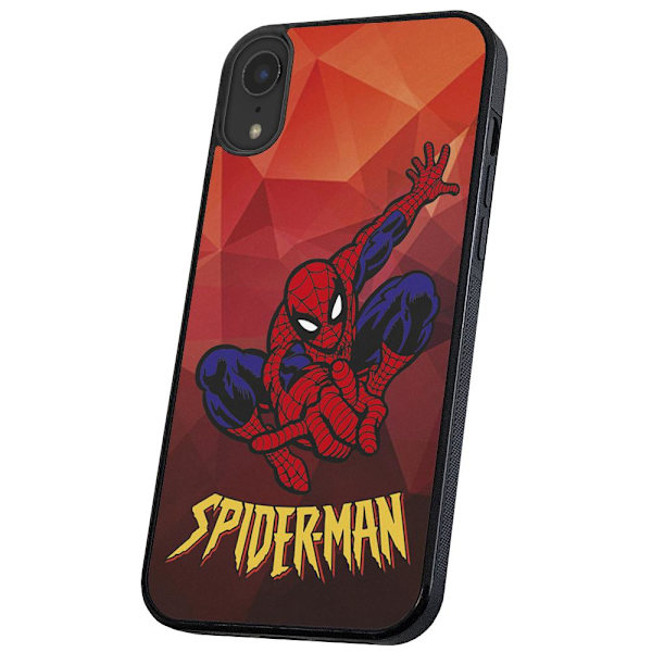 iPhone XR - Deksel/Mobildeksel Spider-Man Multicolor