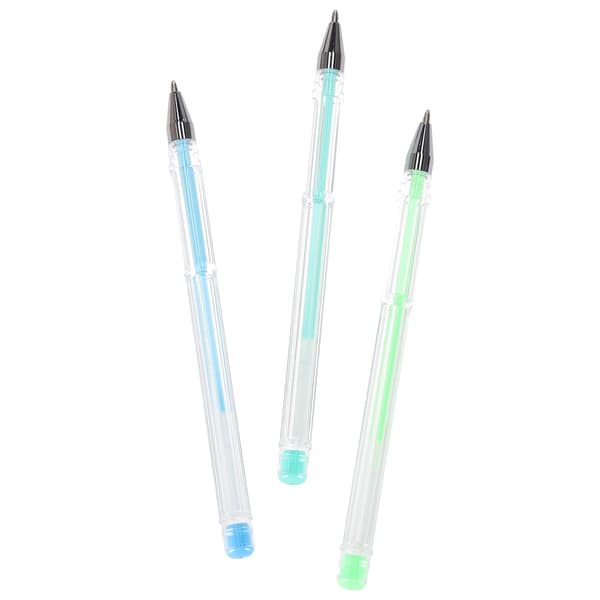 Gelpennor i etui 100 st + 100 lock
