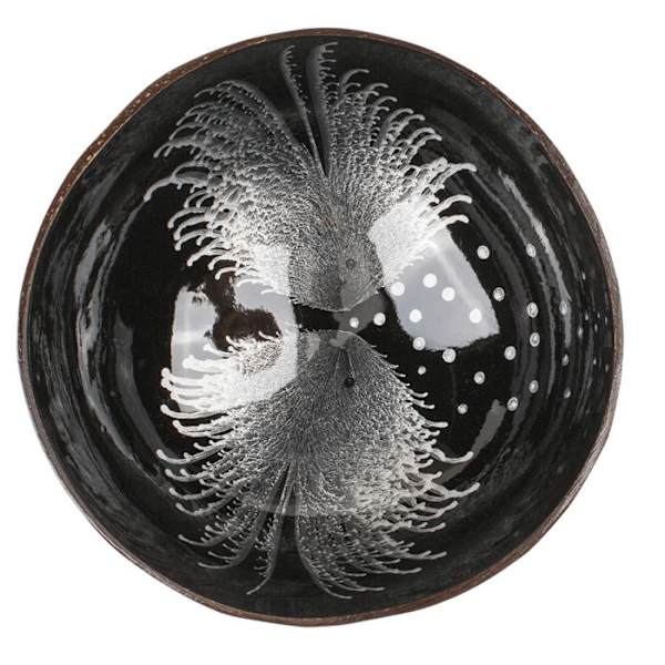 Kokosskål / Serveringsskål / Skål - 13 cm Multicolor