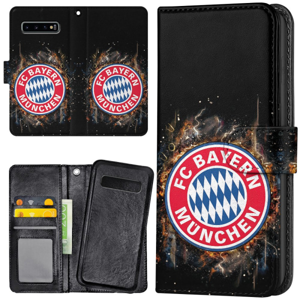 Samsung Galaxy S10 - Plånboksfodral/Skal Bayern München