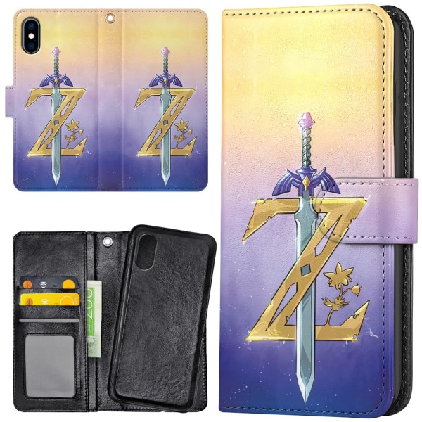 iPhone X/XS - Lompakkokotelo/Kuoret Zelda