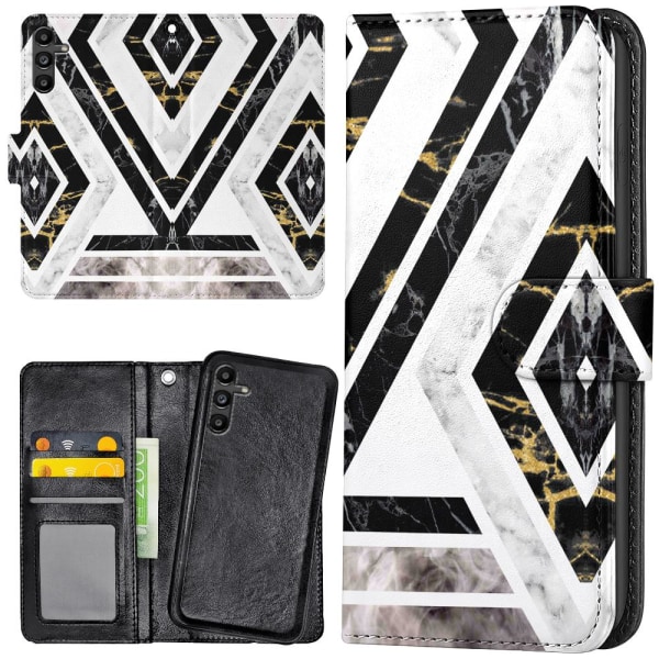 Samsung Galaxy A13 5G/A04s - Mobilcover/Etui Cover Skræv Mønster