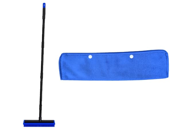 Silikonkvast med skaft 120 cm Blå