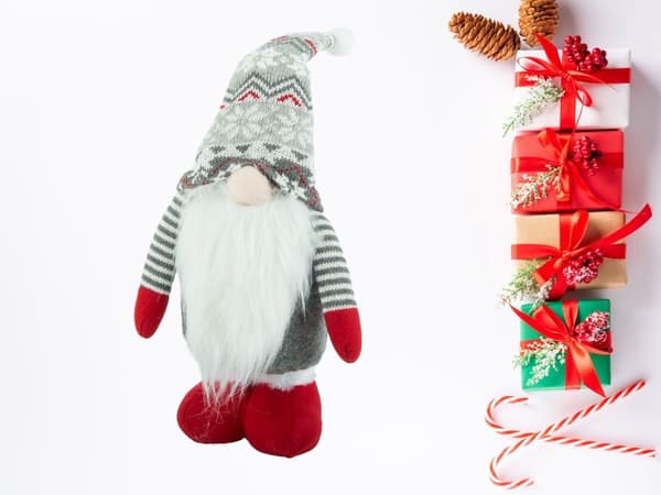 Julspöke spökteleskop reguised ben 50 - 70cm Grey