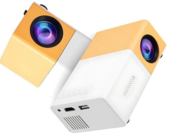 Projektor YG300 - Mini Full HD med fjärrkontroll