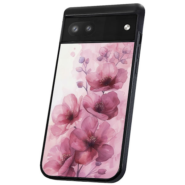 Google Pixel 6 - Deksel/Mobildeksel Flowers