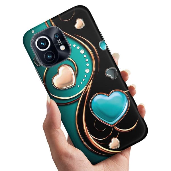 Skal / Mobilskal till Xiaomi Mi 11 - Hjärtan
