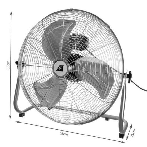 Tuuletin / Lattiatuuletin - 55 cm