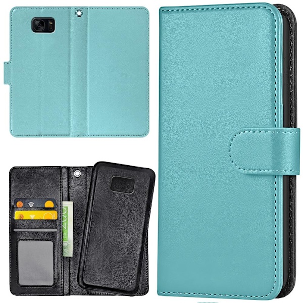 Samsung Galaxy S7 Edge - Mobilcover/Etui Cover Turkis Turquoise