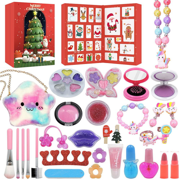 Julekalender Sminke - Adventskalender med Lekesminke Multicolor