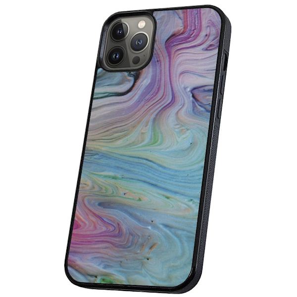 iPhone 11 Pro - Deksel/Mobildeksel Maling Mønster Multicolor
