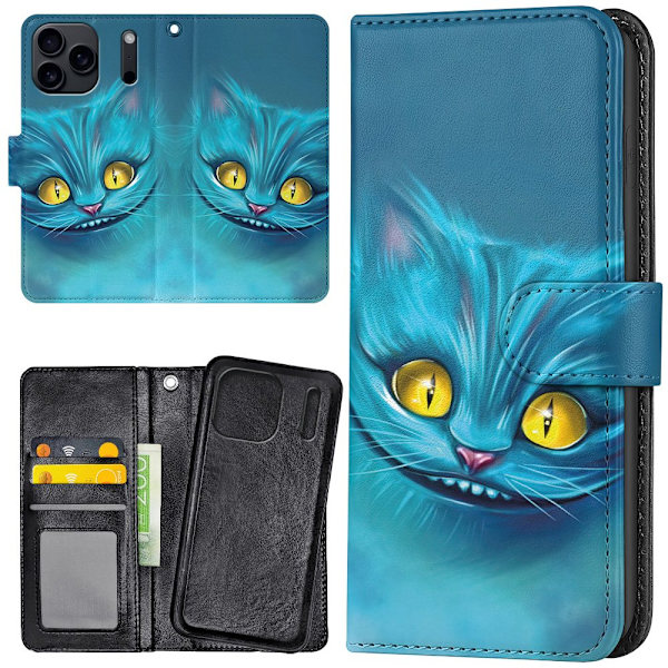 iPhone 17 Pro - Lommebok Deksel Cat