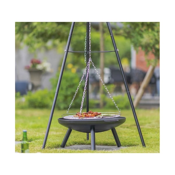 Hängande Grill och Eldstad för Öppen Eld - 58 cm