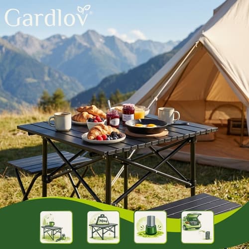 Hopfällbart Bord - Campingbord