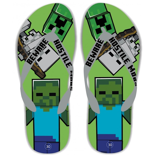Minecraft Flip-flop Tofflor för Barn 33/34