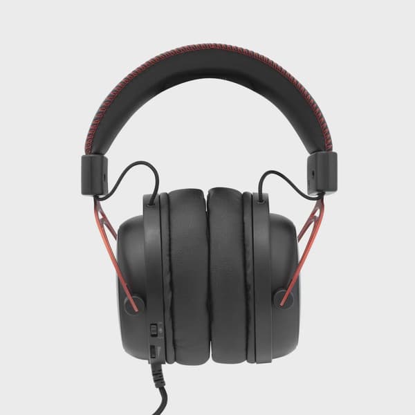 White Shark GORILLA Over-Ear Gaming Headset Svart/Röd