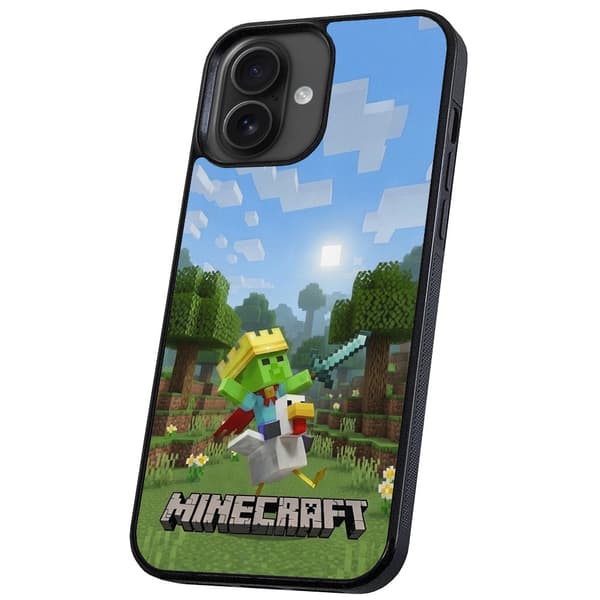 iPhone 16 Plus - Cover/Mobilcover Minecraft