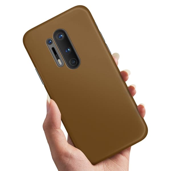 Skal / Mobilskal till OnePlus 8 Pro - Brun Brun