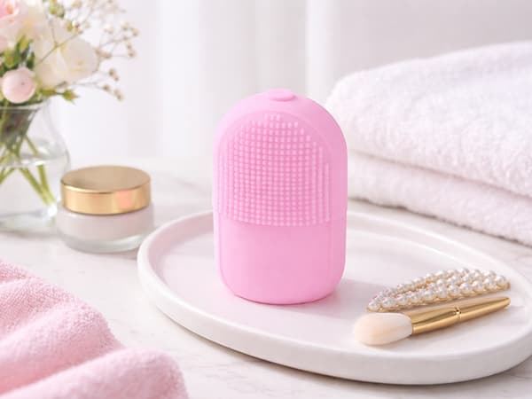 Isroller ansiktsmassage silikon Pink