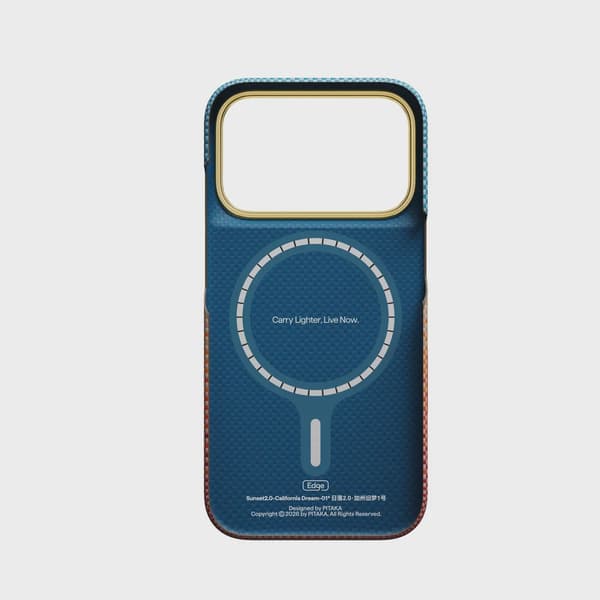 Pitaka Edge MagSafe Fodral iPhone 18 Pro/17 Pro Sunset 2.0
