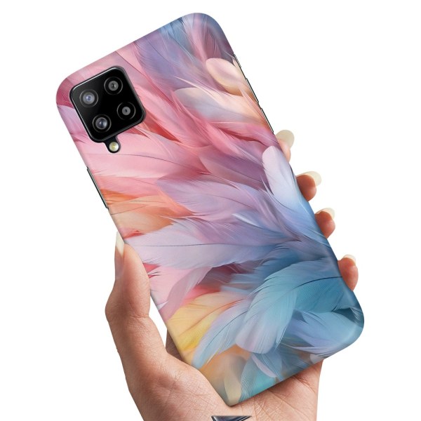 Samsung Galaxy A12 - Deksel/Mobildeksel Feathers