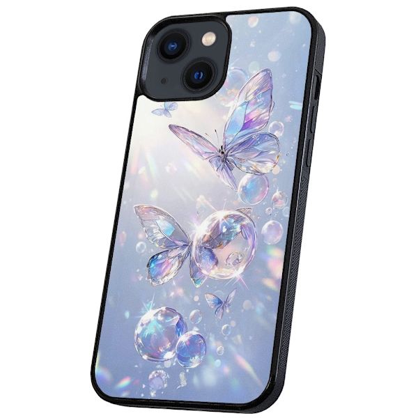 iPhone 14 - Deksel/Mobildeksel Butterflies