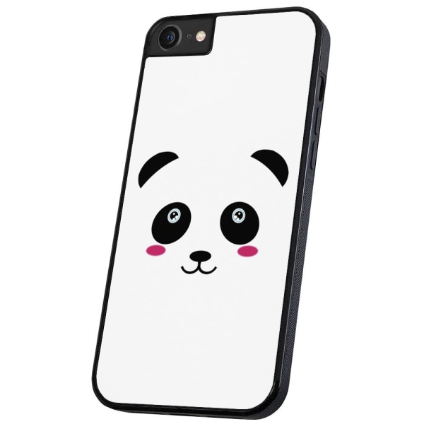 iPhone 6/7/8/SE - Cover/Mobilcover Panda Multicolor