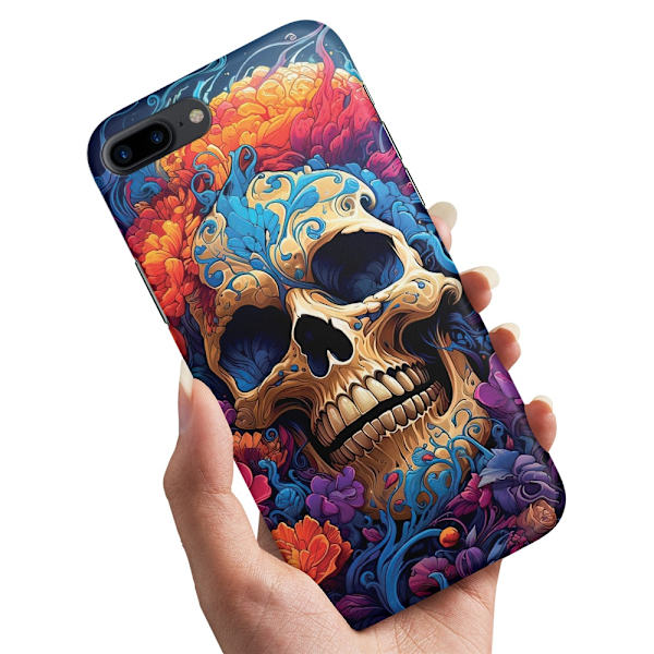 Deksel / Mobildeksel til iPhone 7 / 8 Plus - Skull