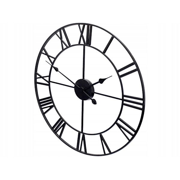 Klocka / Väggklocka - Romerska Siffror - 60cm