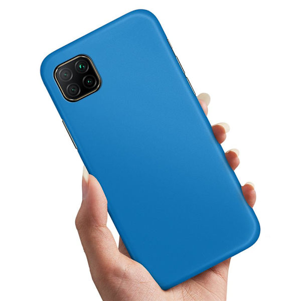 Huawei P40 Lite - Cover/Mobilcover Blå Blue