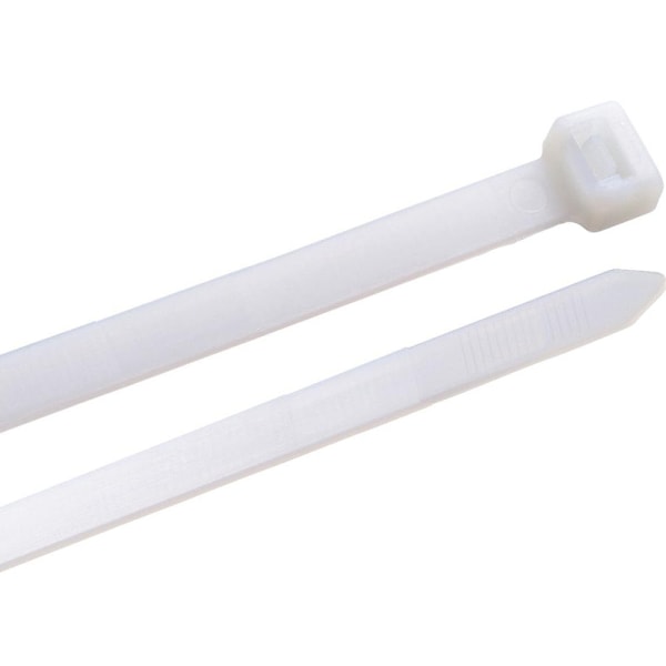 100-Pack Buntband / Kabelband - Vit