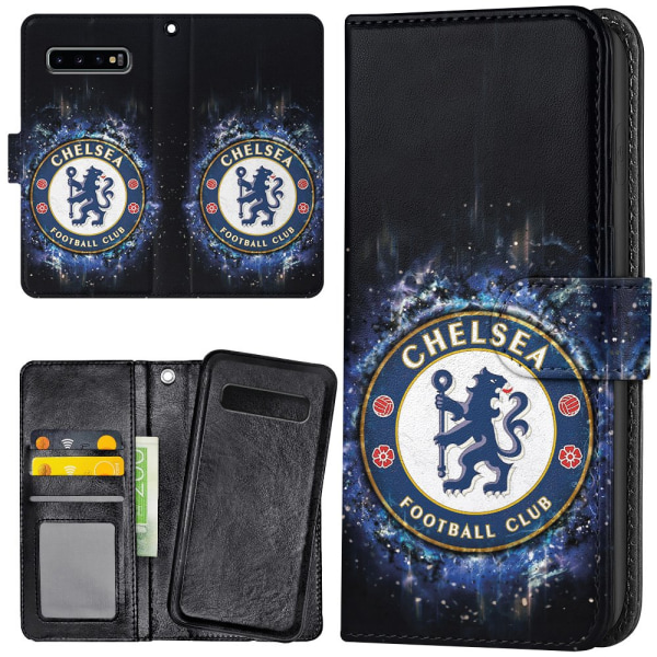 Samsung Galaxy S10 Plus - Lommebok Deksel Chelsea