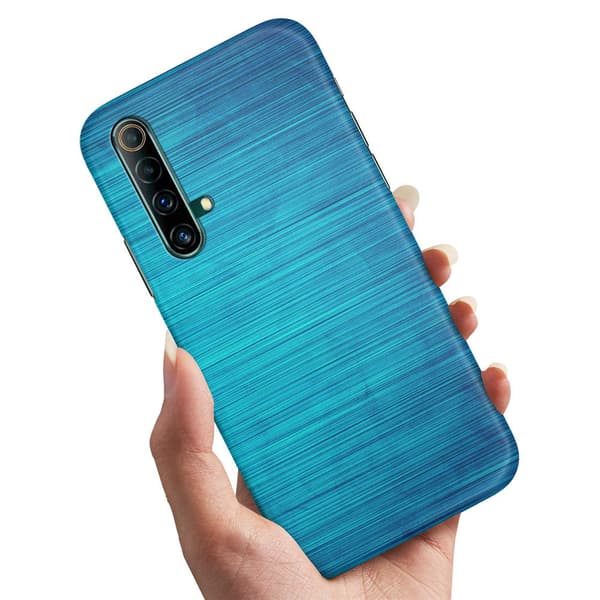 Deksel / Mobildeksel til Realme X50 - Ripet Tekstur