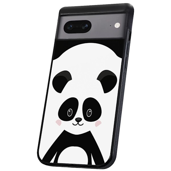 Google Pixel 7 - Deksel/Mobildeksel Cute Panda