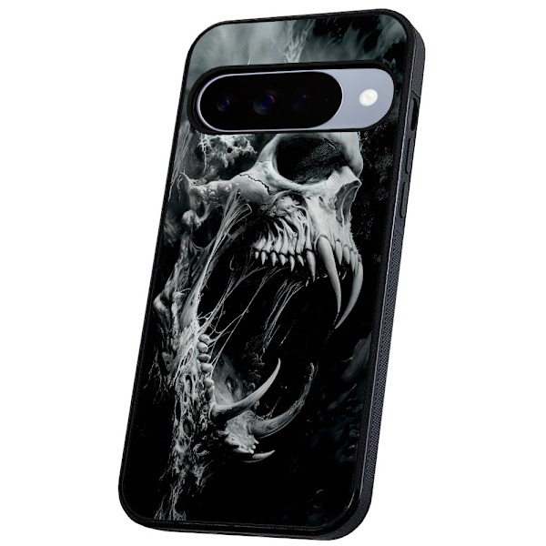 Google Pixel 10/10 Pro - Deksel/Mobildeksel Skull
