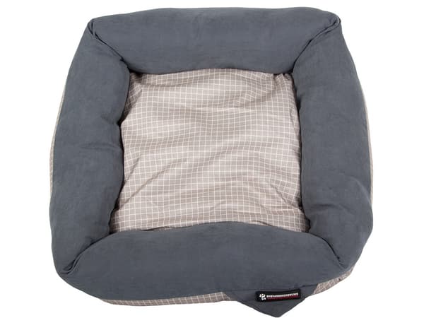 Hundbädd kattbädd mjuk bädd soffa soffa kudde liten Blå/grå