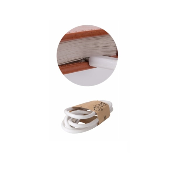 Bok LED-lampe / Book Lamp - (Tre) Multicolor