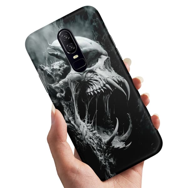 Cover / Mobilcover til OnePlus 8 - Skull